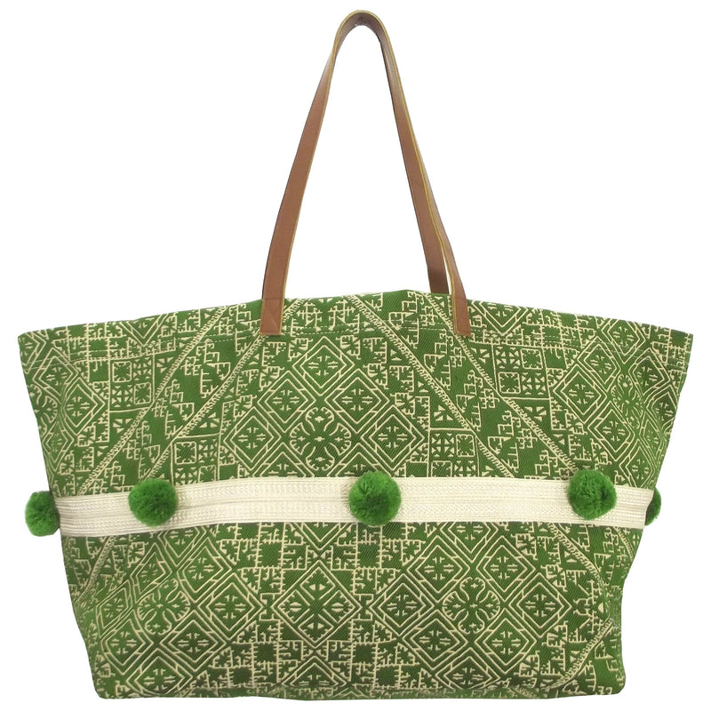 Kreta Strandtasche Green/Nature1