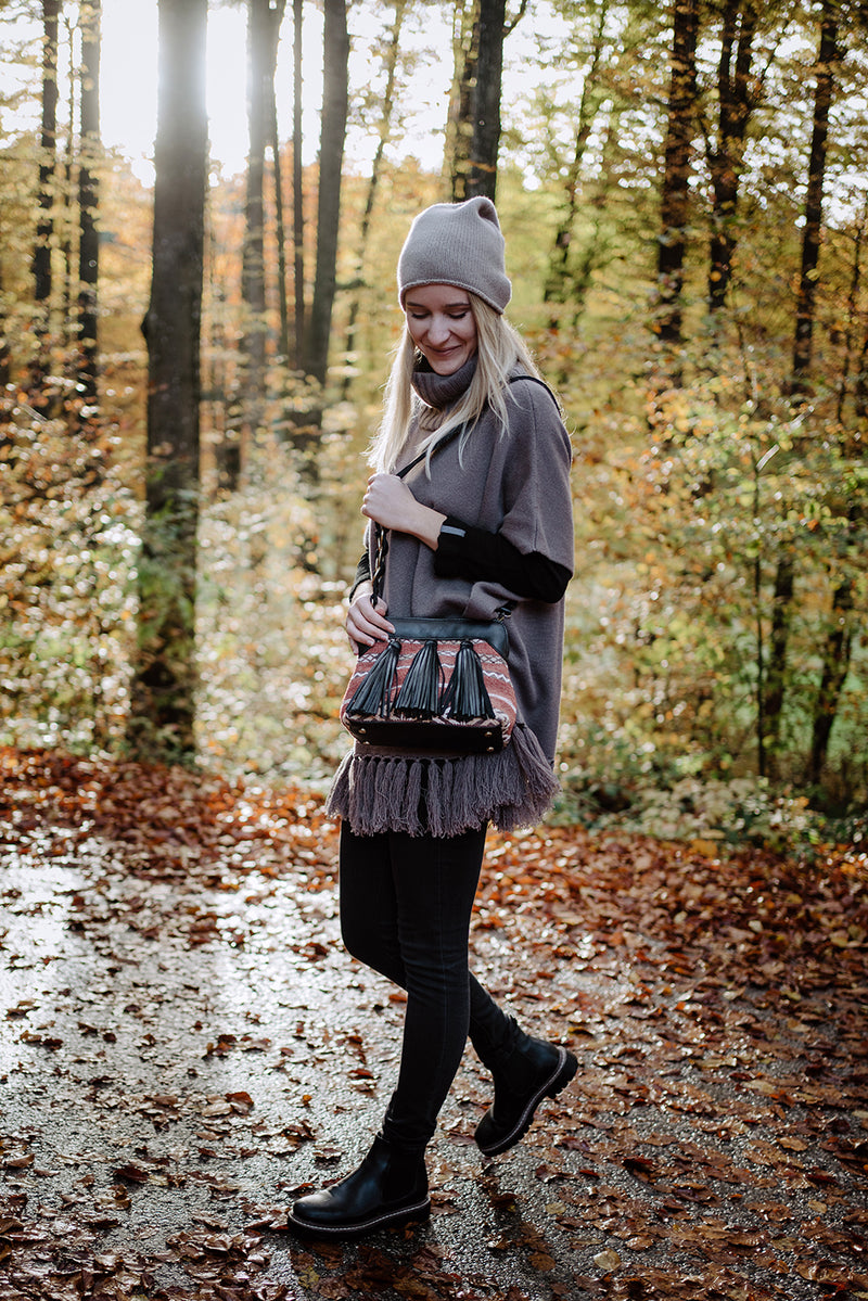 Souk Clutch - Black/Kilim