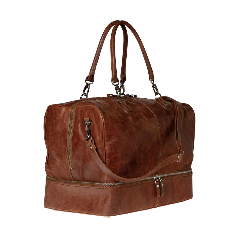 Anden Travelerbag L - Cognac Brown